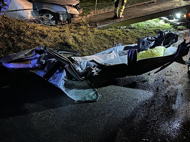Makabryczny wypadek na S8. Auto zjechało z jezdni. Nie żyją dwie osoby