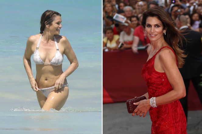 58-letnia Cindy Crawford jak dynamit! Boska prawie emerytka w bikini