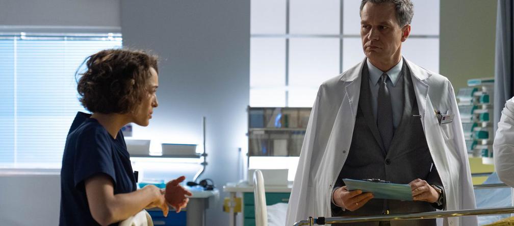 Na dobre i na złe, odc. 740. Falkowicz (Michał Żebrowski), Julka (Aleksandra Hamkało)