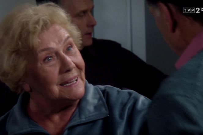 M jak miłość, odc. 1452. Robert (Krzysztof Tyniec), Barbara (Teresa Lipowska)