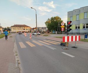 Siedlce: większe utrudnienia na ulicy Partyzantów na rondzie Solidarności