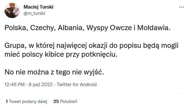 Najlepsze reakcje na losowanie eliminacji Euro 2024