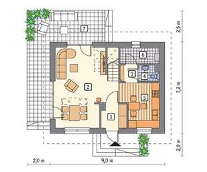 Dom do 70m2 bez pozwolenia - zdjęcia. Zobacz najlepsze projekty z kolekcji Muratora