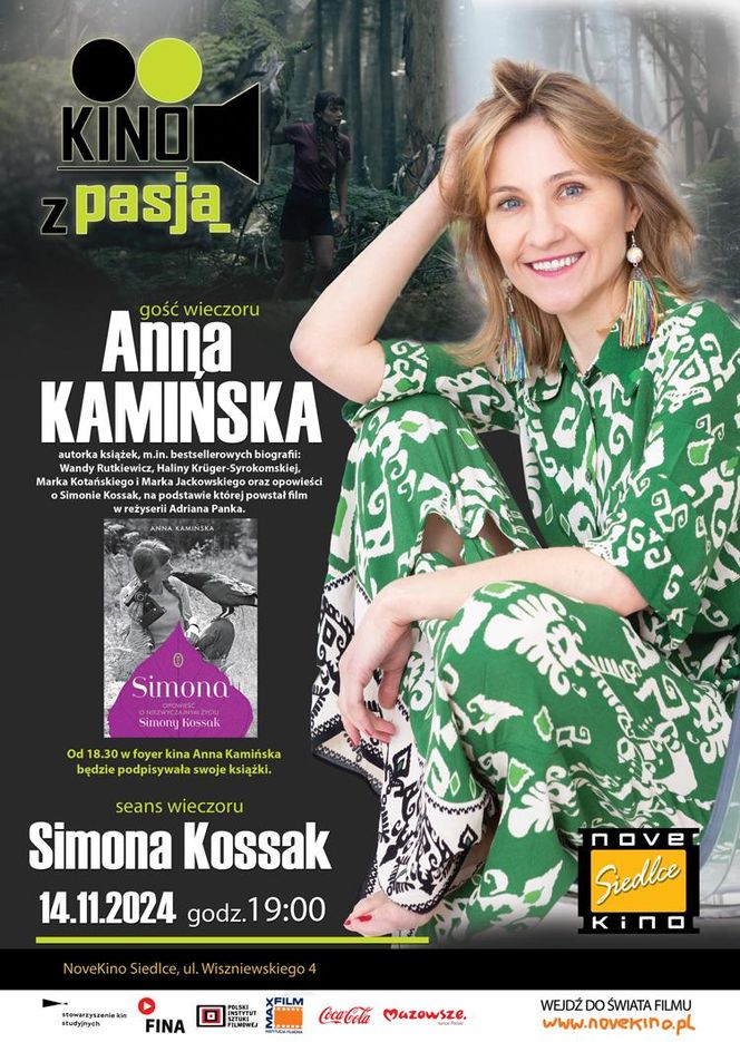 Film „Simona Kossak” i spotkanie z Anną Kamińską już 14 listopada