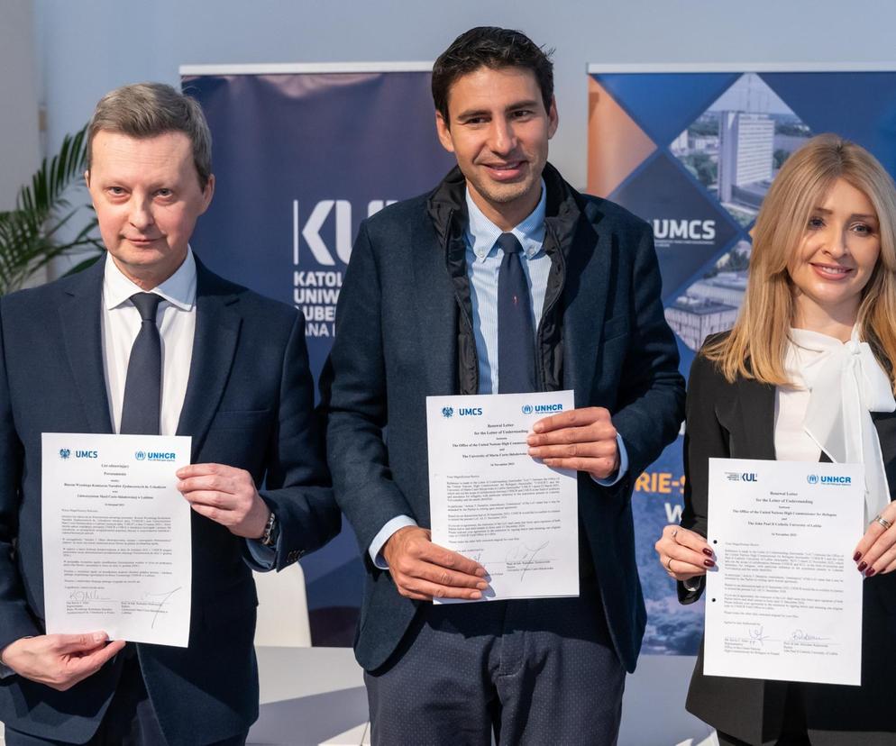 Podpisanie umowy o wspolpracy z UNHCR Polska