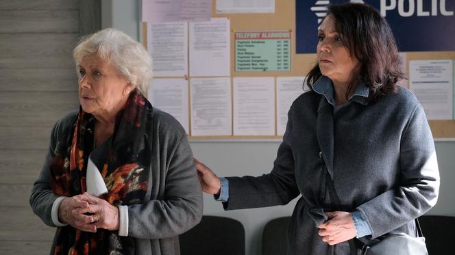 M jak miłość odc. 1600. Barbara (Teresa Lipowska), Marysia (Małgorzata Pieńkowska)