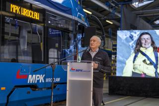 Wanda Rutkiewicz została patronką tramwaju we Wrocławiu