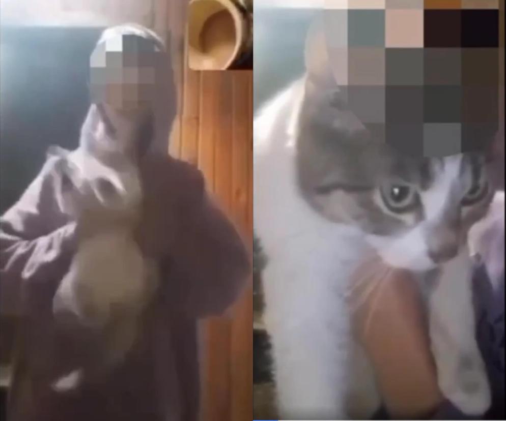 13-latek maltretował kota, a jego kolega to nagrywał!