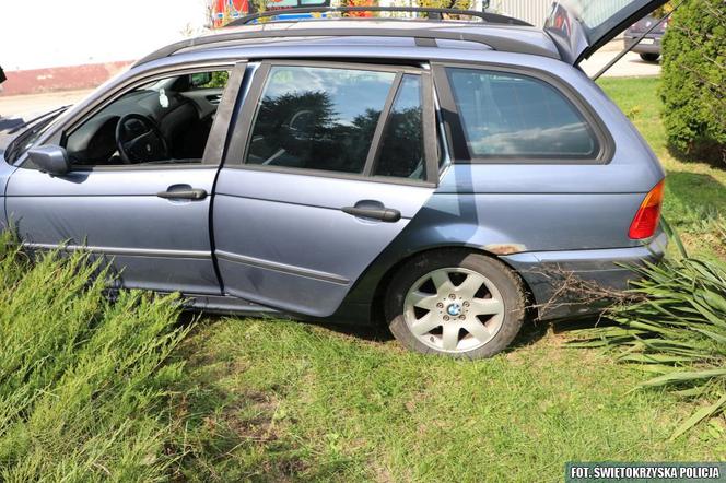 Potrącenie policjanta pod Kielcami. Padł strzał