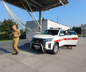 Strażacy z Wielkopolski jadą do zagrożonego powodzią Głogowa nad Odrą