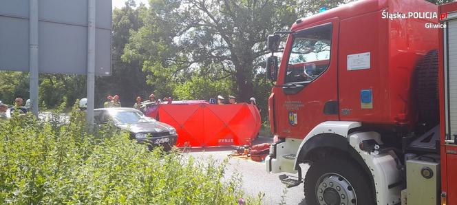 Tragiczny wypadek na ul. Rybnickiej w Gliwicach