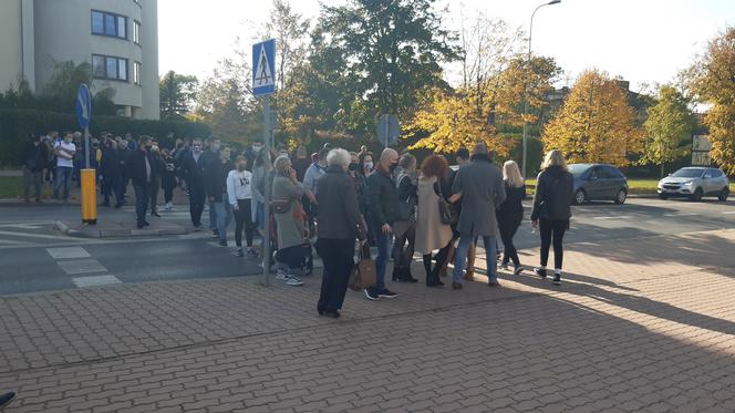 Blokada drogi w Tarnowie - protest
