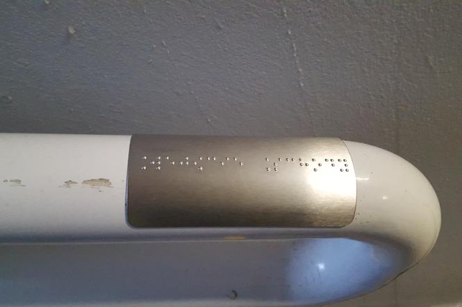 Język Braille’a na dworcach kolejowych