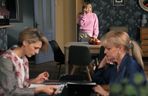 Barwy szczęścia, odc. 3196. Emilka (Jessica Frankiewicz), Malwina (Joanna Gleń), Małgorzata (Adrianna Biedrzyńska)