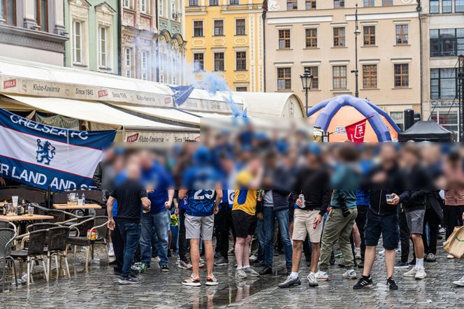 Awantura kibiców przed meczem Chelsea - Betis