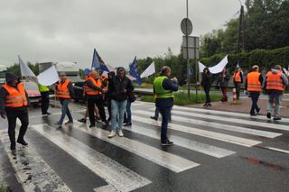 Protest kolejarzy w Czechowicach-Dziedzicach