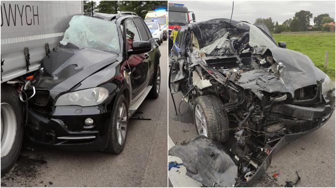 Łyse. Wystarczyła chwila nieuwagi. Zmasakrowane bmw, w środku 18-latek! [ZDJĘCIA]