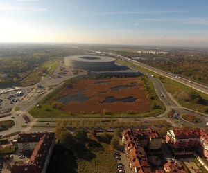 Wrocław. Miasto ma plany wobec dziury Solorza. Hala widowiskowo-sportowa zamiast siedliska żab [ZDJĘCIA]. 