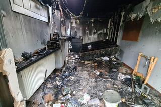 Duże straty po pożarze na Zaborowie w Lesznie