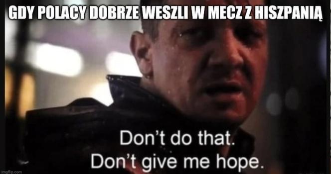Polska - Hiszpania MEMY. Kibice komentują mecz Polaków "o wszystko". Zobacz najlepsze memy!