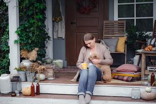 Jesienny balkon i taras