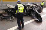 40-latek zginął na A1 wbijając się luksusowym Audi pod naczepę