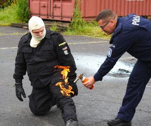 Policjanci szkolili się z gaszenia pożarów