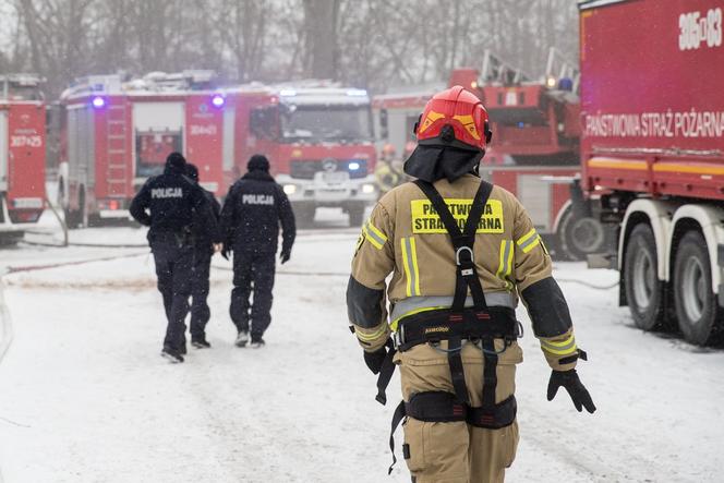 Pożar archiwum miejskiego w Krakowie