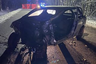 Do poważnego wypadku doszło przed godz. 17 w dniu 13 stycznia w gminie Stanisławów 