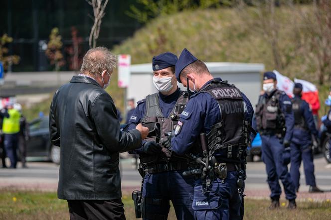 Protest przedsiębiorców w Katowicach.