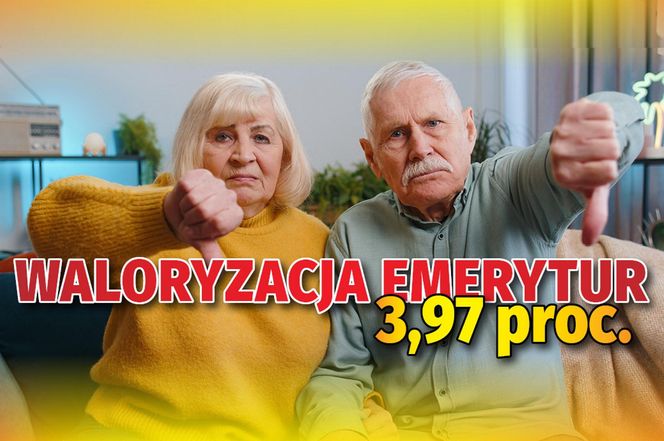 Waloryzacja emerytur 3,97 proc.