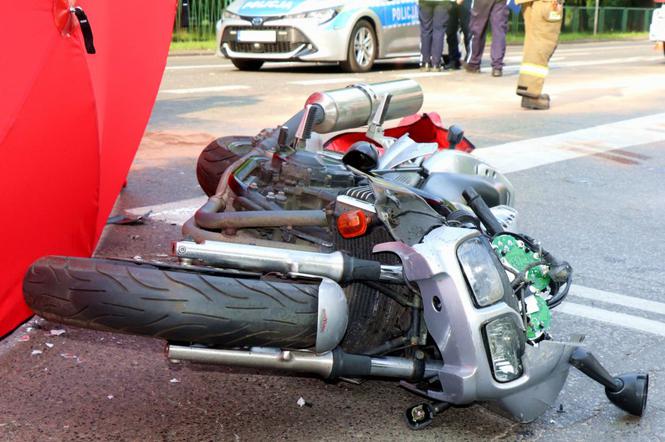 Śmiertelny wypadek motocyklistki w Sosnowcu. Do tragedii doprowadził kierowca Audi