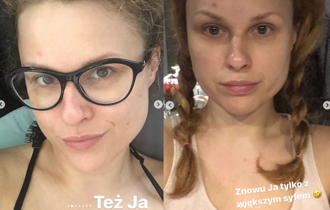 Kaja Paschalska pokazała swoje zdjęcia bez makijażu