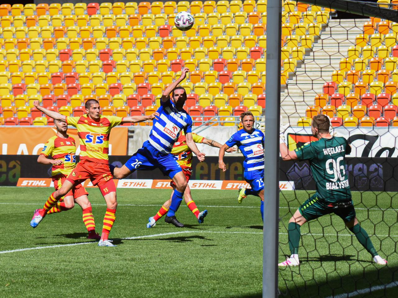 Mogło być pięknie, skończyło się remisowo. Wisła Płock przywiozła punkt z  Białegostoku