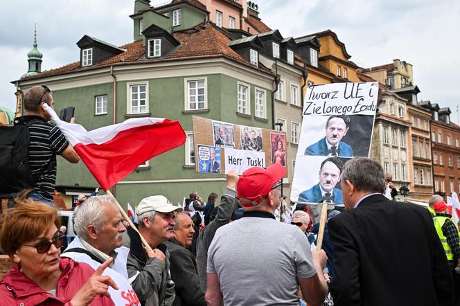 Protest w Warszawie 