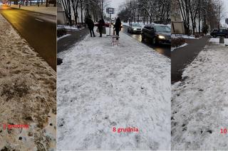 Dramat mieszkańców Mokotowa. Odśnieżyli nie ten przystanek, co trzeba. Ludzie brodzili w śniegu i błocie