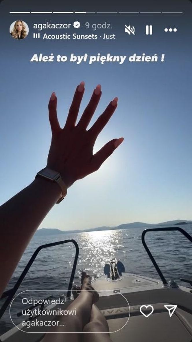 Agnieszka Kaczorowska na rajskich wakacjach. Nie jest sama!