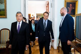 Chiński szef MSZ w Polsce