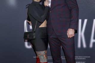 Artur Szpilka z narzeczoną Kamilą Wybrańczyk na premierze filmu Szpilka