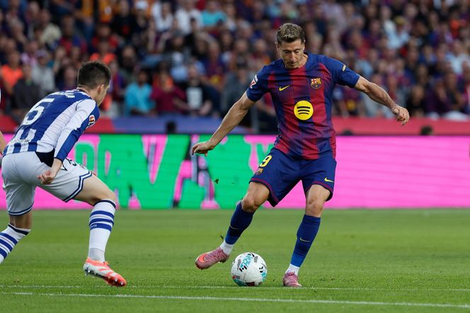 Barcelona - Real Sociedad. Zapis Relacji. Robert Lewandowski bohaterem Barcelony! Fenomenalne wejście Lamine Yamala. Blaugrana liderem