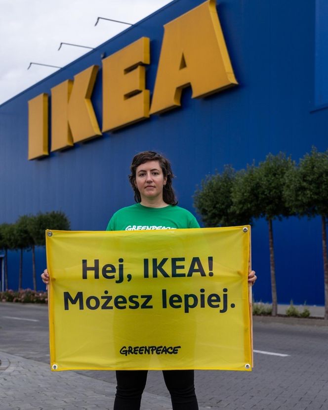 Protest Greenpeace w Jankach 16.09.2025