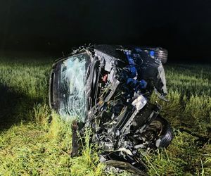 Pijana kobieta w ciąży dachowała z 6-latkiem. Samochód do kasacji 