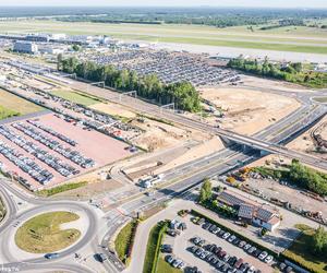 Nowy układ drogowy przy lotnisku w Pyrzowicach coraz bliżej. Dojazd do lotniska będzie prostszy 
