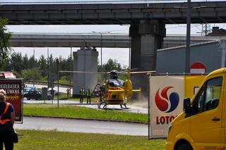 Wypadek śmiertelny w Sosnowcu. Zginął kierowca audi