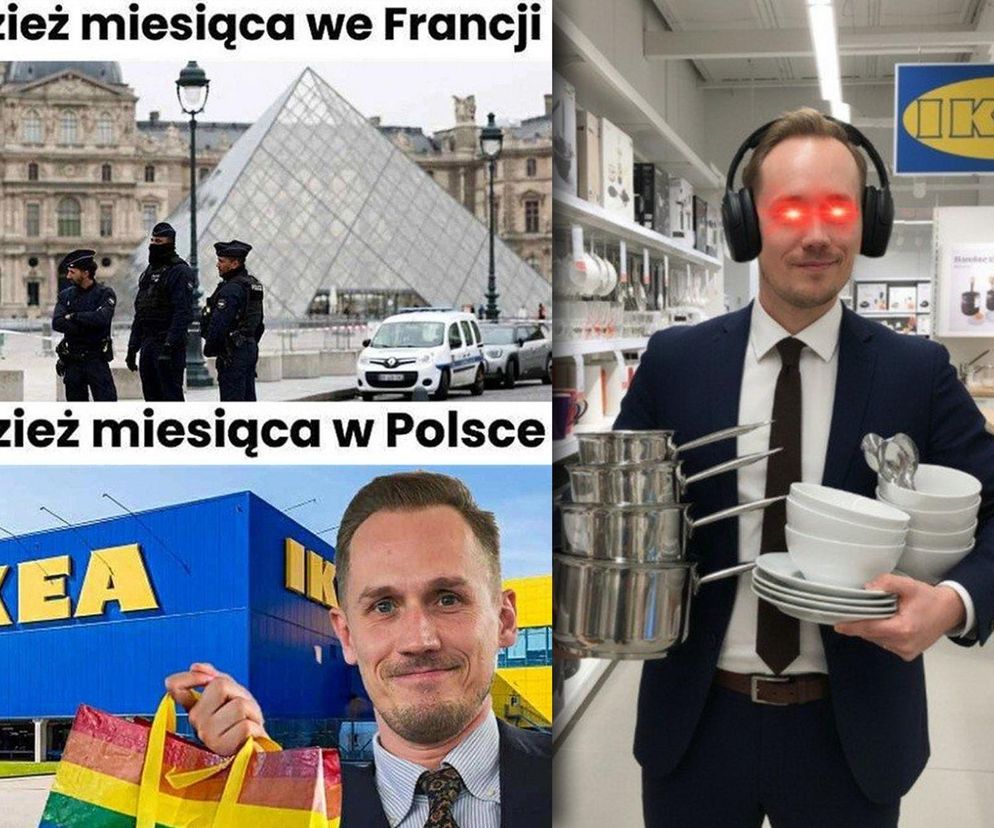 Poseł Konrad Berkowicz ujęty w sklepie IKEA. Internauci mają używanie. Najlepsze MEMY