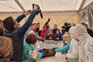 Sensacyjne odkrycie. Zaginiony sztandar z czasów wojny ukryty w kance na mleko!