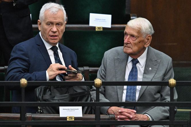 Byli marszałkowie Sejmu Marek Jurek i Józef Zych 