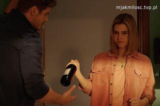 M jak miłość. Kama (Michalina Sosna), Marcin (Mikołaj Roznerski)