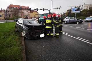 Wypadek na placu Poznańskim w Bydgoszczy