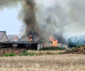 Duże straty po pożarze stodoły